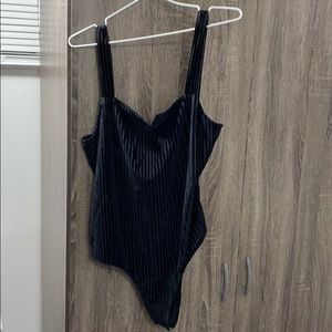 shein velvet bodysuit